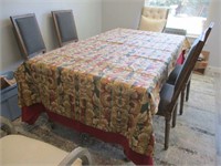 Table cloth and accent tablecloth