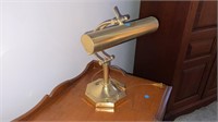 Brass office desk lamp