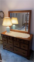 Harmony house Dresser with mirror 65H 49L 18D