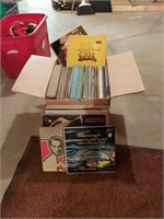 Box full of records