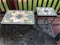 Tile Top Nesting Table