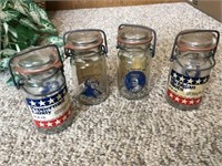 Glass Top Candy Jars