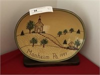 Manheim Redware Plate