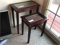 2 Tapered Leg End Tables