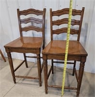 2x$ - 2 tall Bistro chairs