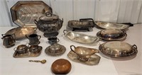 Great lot of silver serving pieces