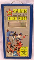 Vintage Sports Locker 1400 Card Case w/ Cards