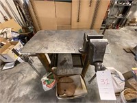 Welding Table, Large Vise