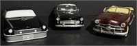 (AL) Two 1:24 Model Cars with one Thunderbird Tin