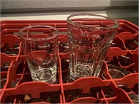 Dish Rack of Assorted Glasses