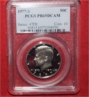 1977-S Kennedy Proof Half Dollar  PR69 DCAM