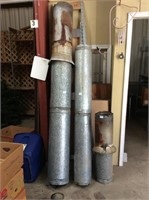 Galvanized class A wood stove chimney pipe