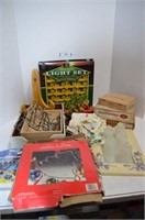 3 - Cigar Boxes, Christmas Platter and Home Decor