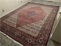 Large multi-colored area rug