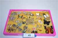 Flat of Butterfly and Dragonfly Jewelry