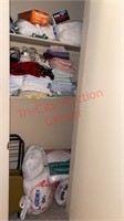 Contents of Hall Closet w/ Mirror