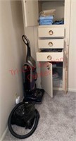 Contents of Hall Closet & Drawers w/ 2 Vacuums