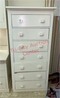 Tall 7 Drawer Solid Wood Chest Of Drawers Dresser*