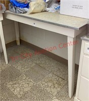 Laundry Room Table w/ Formica Tile Top 66x24x36.5*