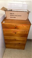 Small Dresser 21x13x32 & Apple Canisters. *