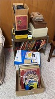 Record Albums, Vintage TV Stand, Record Players, *