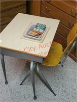 Vintage school desk & chair & more *