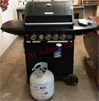 Kenmore BBQ Grill & Tank in shop.