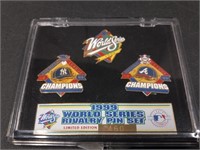 1999 New York Yankees/Atlanta Braves Pin Set
