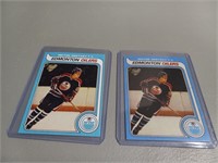 Lot of 2 Hockey Collector Cards Gretzky