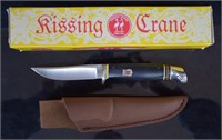 Kissing Crane Fixed Blade Knife w/ Sheath