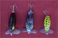 4 pcs Vintage Jitterbug & Sportfisher Fishing Lure