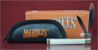 Marbles 2-Blade Pocket Knife w/ Box & Case