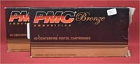 2 Boxes PMC 50rd Centerfire 45 Auto 230gr