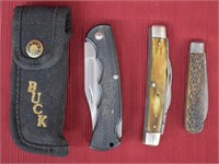 3 pcs. Vintage Folding Pocket Knives