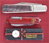 2 pcs. Vintage Folding Pocket Knives