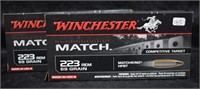 40 rnd Winchester 223 REM 69 gn Matchking HPBT