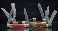 4 pcs. Vintage Pocket Knives