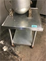 28 x 24 Stainless Table on Castors