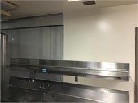 9ft NSF Stainless Wall Shelf