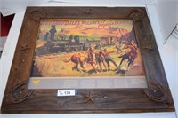 Wood & Horshoe Framed Buffalo Bill's Wild West