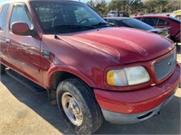 1999 FORD F150 RED