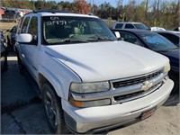 2003 CHEVROLET TAHOE WHITE