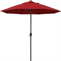 9' Round Aluminum Market Umbrella- RED