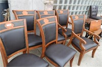 Six Heavy Dining Chairs Good Condition