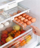 TEUN Fridge Egg Drawers, Refrigerator Egg Storage