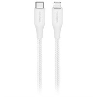 Insignia Braided Lightning To USB-C Cable, 6ft