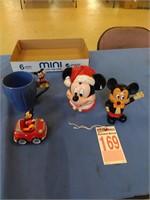 Mickey Mouse Banks, Mug and Toy