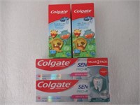 Lot of (4) Colgate Toothpaste: (2) Colgate