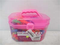 "As Is" 650+Pcs Pop Beads Arts and Crafts for Kids