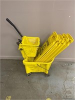 Mop Bucket & Wet Floor Signs